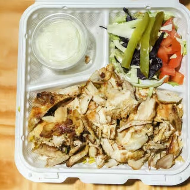 Chicken Shawarma Plate.