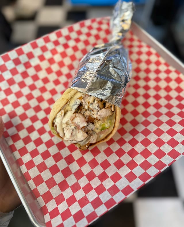 Chicken Gyro Wrap.