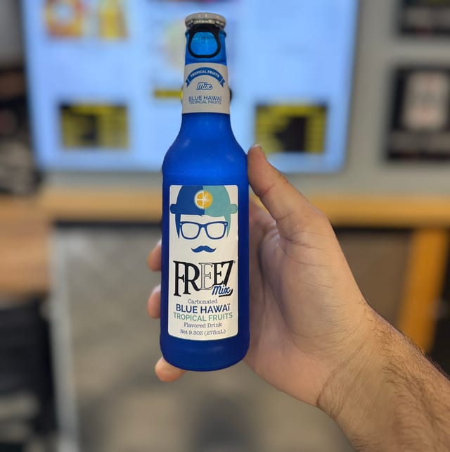 Freeze Blue Hawaii.