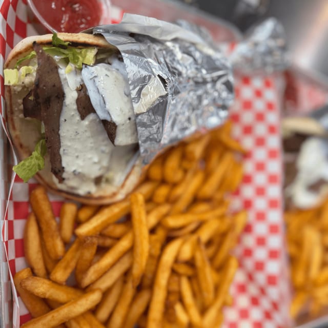 Beef & Lamb Gyro Wrap.