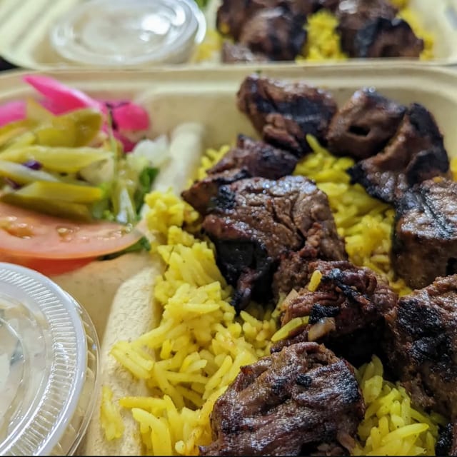 Shish Kebab Plate.