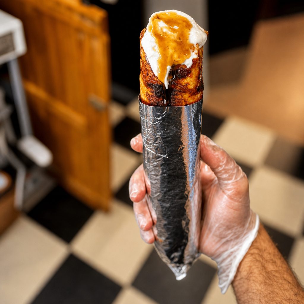 Viral Crispy Chicken Shawarma (Amo Amjed).