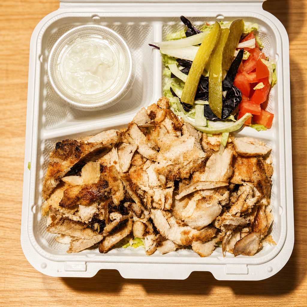 Chicken Shawarma Plate.