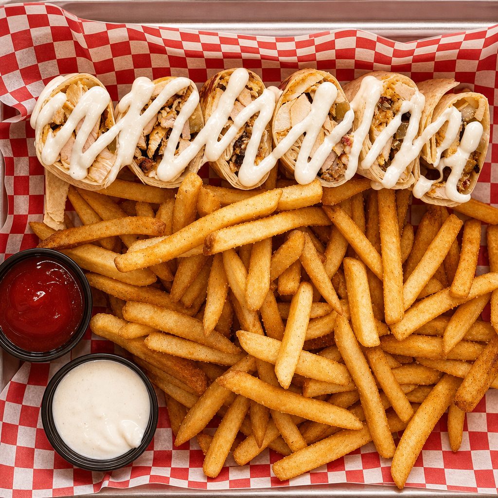 Chicken Shawarma Wrap.