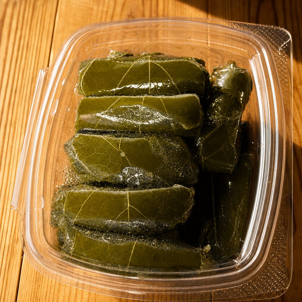 Stuffed Grape Leaves.