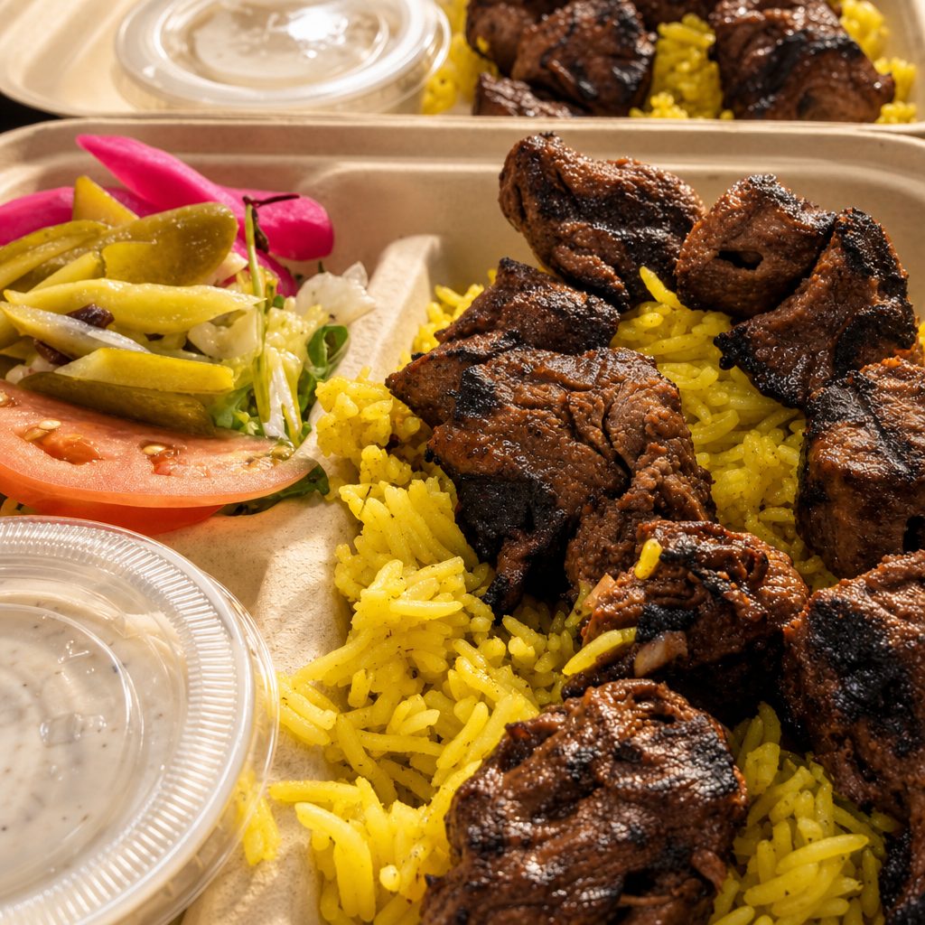 Shish Kebab Plate.