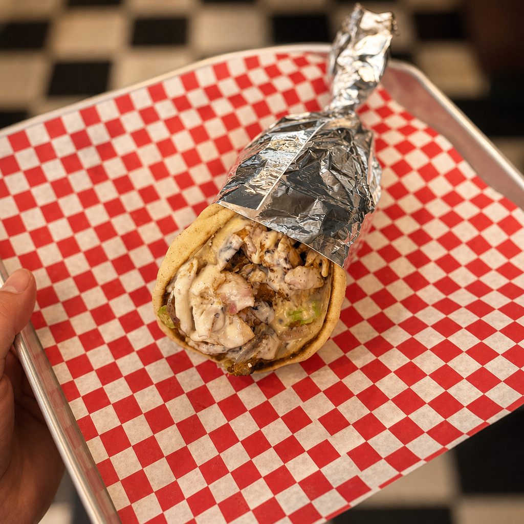 Chicken Gyro Wrap.