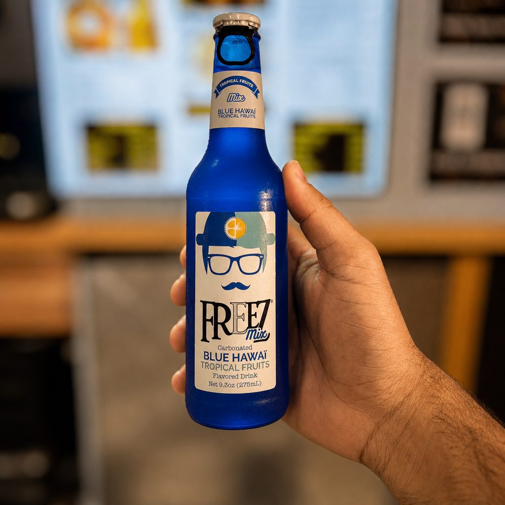Freeze Blue Hawaii.